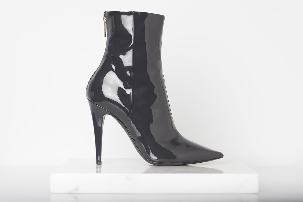 Excess Patent Ankle Boot in Gray ($895)
Photo courtesy of Tamara Mellon
Excess Patent Ankle Boot in Gray ($895)
Photo courtesy of Tamara Mellon