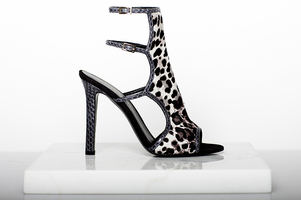 Trouble Maker Pony Sandal Bootie in Grey Leopard ($995)
Photo courtesy of Tamara Mellon
Trouble Maker Pony Sandal Bootie in Grey Leopard ($995)
Photo courtesy of Tamara Mellon