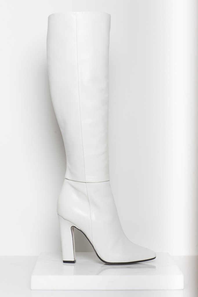 Why Not Nappa Knee High Boot in Cream ($1,295)
Photo courtesy of Tamara Mellon
Why Not Nappa Knee High Boot in Cream ($1,295)
Photo courtesy of Tamara Mellon