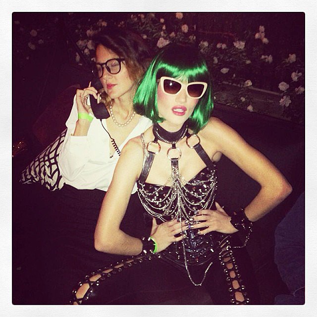 Rosie Huntington-Whiteley rocked a green wig and lots of leather for her Halloween costume.
Source: Instagram user rosiehw
Rosie Huntington-Whiteley rocked a green wig and lots of leather for her Halloween costume.
Source: Instagram user rosiehw