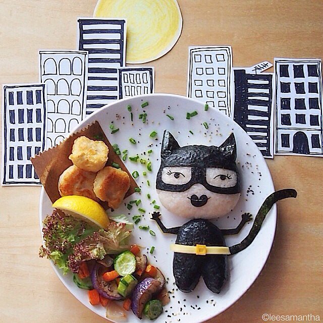 Even without the city skyline in the background, this Catwoman creation is more memorable than most adult food.
Source: Instagram user leesamantha
Even without the city skyline in the background, this Catwoman creation is more memorable than most adult food.
Source: Instagram user leesamantha