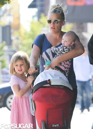 Busy Philipps headed to lunch with her daughters in LA.
Busy Philipps headed to lunch with her daughters in LA.