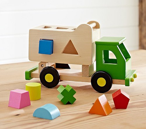 For 1-Year-Olds: Pottery Barn Kids Sort N Tip Truck For 1-Year-Olds: Pottery Barn Kids Sort N Tip Truck