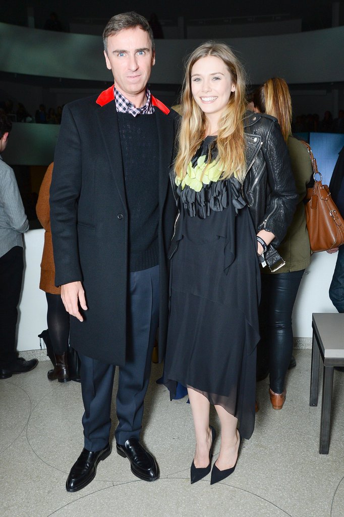 Raf Simons and Elizabeth Olsen represented Dior at the Guggenheim International Gala.
Raf Simons and Elizabeth Olsen represented Dior at the Guggenheim International Gala.