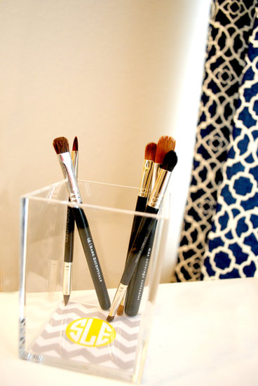 For the makeup brush lover in your life, gift them a holder with a personalized touch, like this personalized acrylic brush holder ($15). You can pick the design, color scheme, and initials for a completely unique gift.
For the makeup brush lover in your life, gift them a holder with a personalized touch, like this personalized acrylic brush holder ($15). You can pick the design, color scheme, and initials for a completely unique gift.