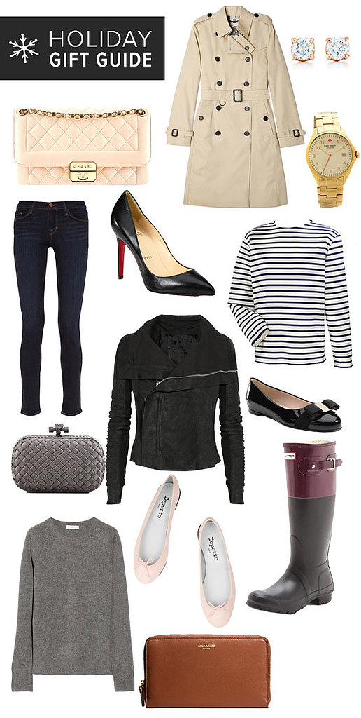 Classic, timeless presents are often the most practical — the ones that the recipient will love, wear, and use for years to come. From a beloved brand of ballet flats to the top trench in the game, POPSUGAR Fashion has the gifts any girl would want.
Classic, timeless presents are often the most practical — the ones that the recipient will love, wear, and use for years to come. From a beloved brand of ballet flats to the top trench in the game, POPSUGAR Fashion has the gifts any girl would want.