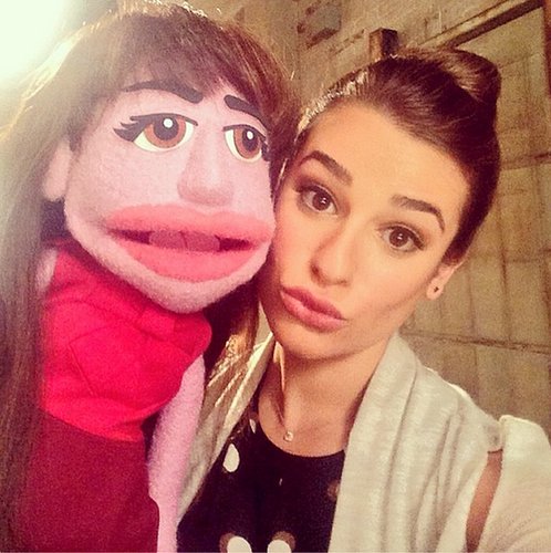 Lea Michele's puppet was just as stylish as she was.
Source: Instagram user msleamichele
Lea Michele's puppet was just as stylish as she was.
Source: Instagram user msleamichele