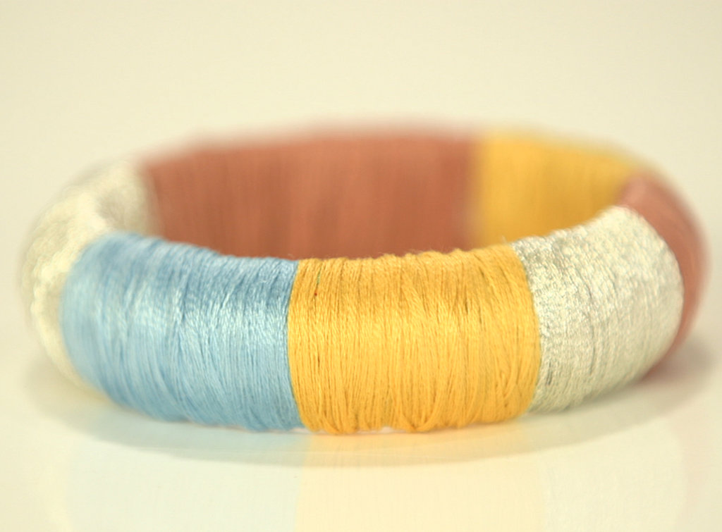Thread-Wrapped Bracelet Thread-Wrapped Bracelet
