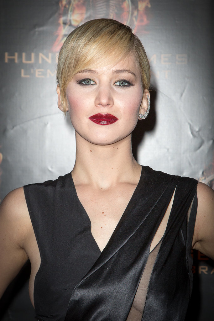 There's only one word we can use to describe Jennifer's look in Paris — fierce. She wore her pixie slicked down, and her makeup was high drama with a vampy merlot lip hue and heavily-lined eyes.
There's only one word we can use to describe Jennifer's look in Paris — fierce. She wore her pixie slicked down, and her makeup was high drama with a vampy merlot lip hue and heavily-lined eyes.