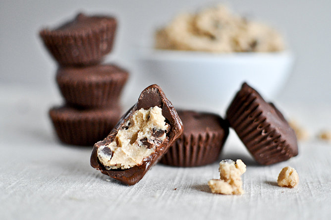Chocolate Chip Cookie Dough Peanut Butter Cups Chocolate Chip Cookie Dough Peanut Butter Cups