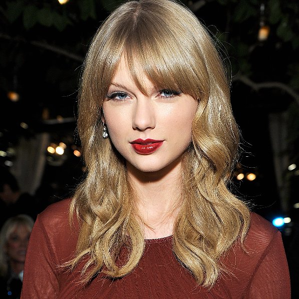 Taylor Swift Dark Red Lipstick
