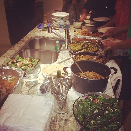 Mindy Kaling shared this photo with the caption, "Tandoori turkey, keema curry, chapati, eggplant, South Indian coconut green beans, eggplant, salad, rice, sweet potato streusel #oahu #indianThanksgiving #aloha."
Source: Instagram user mindykaling
Mindy Kaling shared this photo with the caption, "Tandoori turkey, keema curry, chapati, eggplant, South Indian coconut green beans, eggplant, salad, rice, sweet potato streusel #oahu #indianThanksgiving #aloha."
Source: Instagram user mindykaling