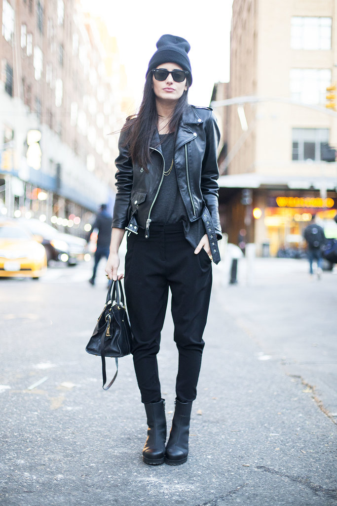 Give your edgy look a Winter upgrade with a cozy beanie and boots.
Source: Le 21ème | Adam Katz Sinding
Give your edgy look a Winter upgrade with a cozy beanie and boots.
Source: Le 21ème | Adam Katz Sinding