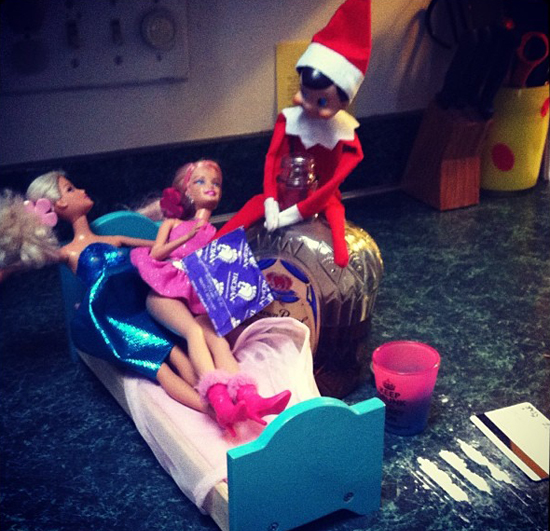 Naughty Elf On The Shelf Pictures Popsugar Love And Sex