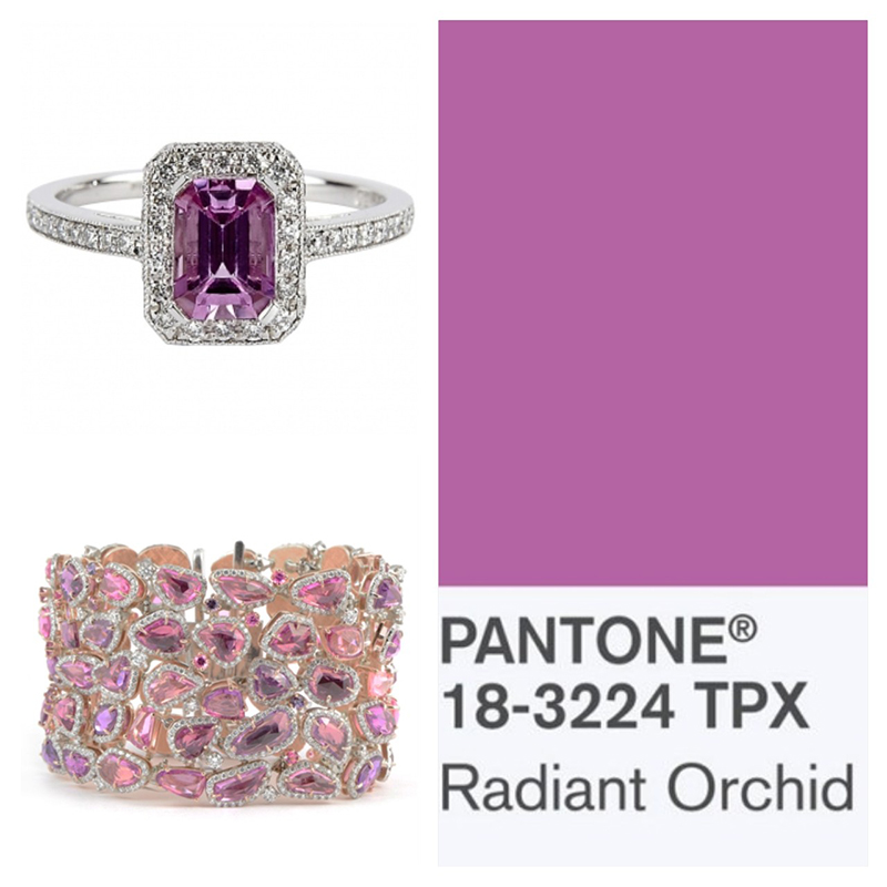 Pantone Color of the Year Radiant Orchid 18-3224 TPX Pink Sapphire Pantone Color of the Year Radiant Orchid 18-3224 TPX Pink Sapphire