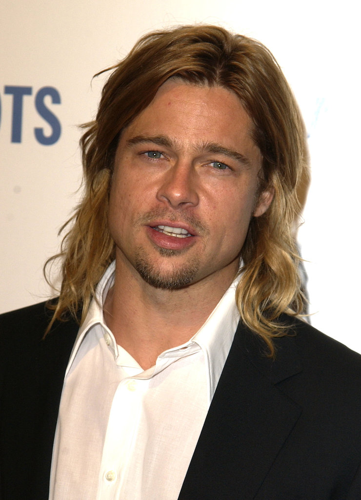 Yowza! Brad Pitt's hair was the stuff of legends during a Beverly | 50 ... Brad Pitt