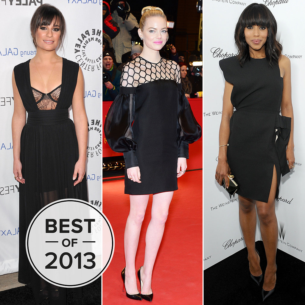 The Best Black Dresses to Hit the Red Carpet in 2013 The Best Black Dresses to Hit the Red Carpet in 2013