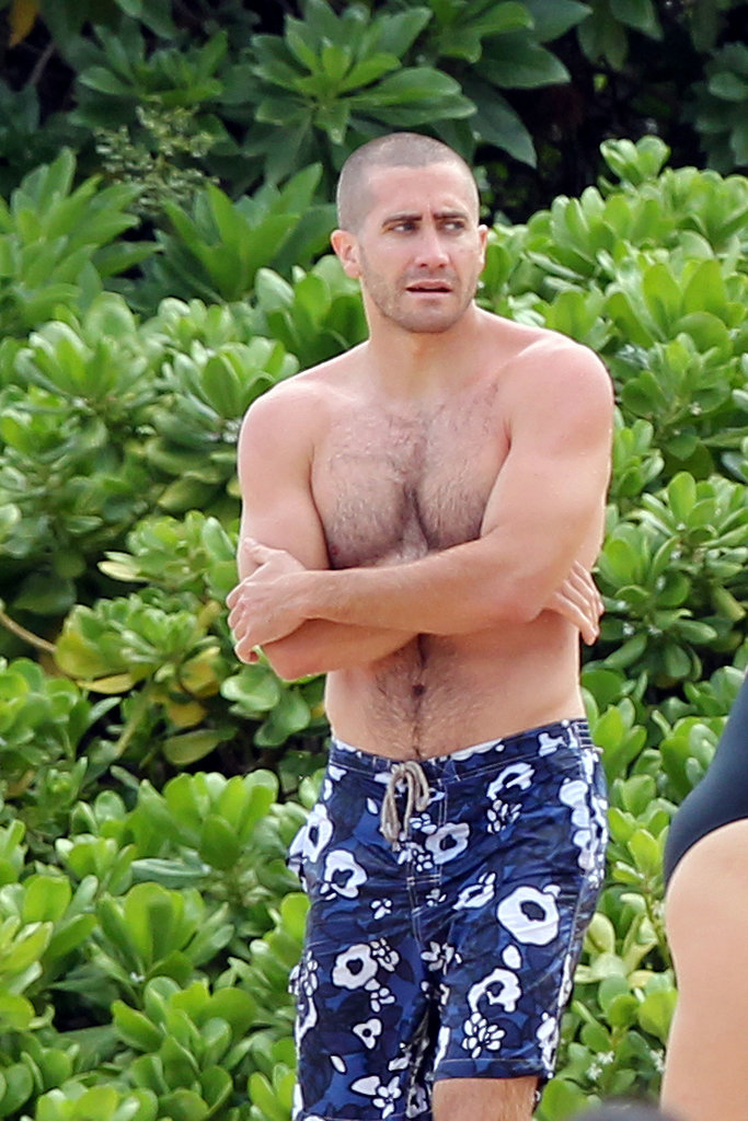Jake put his buff body on display during a July 2011 vacation in Hawaii.
Jake put his buff body on display during a July 2011 vacation in Hawaii.