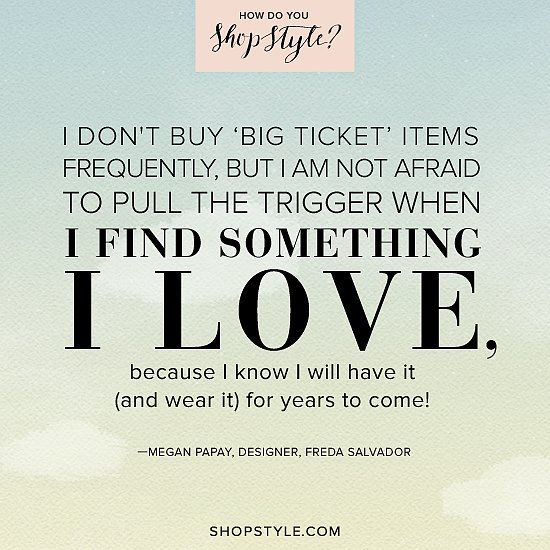 Megan Papay, designer, Freda Salvador
Play the ShopStyle game for a chance to win one of three designer bags.
Megan Papay, designer, Freda Salvador
Play the ShopStyle game for a chance to win one of three designer bags.