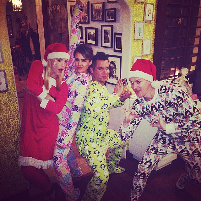 Jessica Alba proved her Christmas onesie game was on point.
Source: Instagram user jessicaalba
Jessica Alba proved her Christmas onesie game was on point.
Source: Instagram user jessicaalba