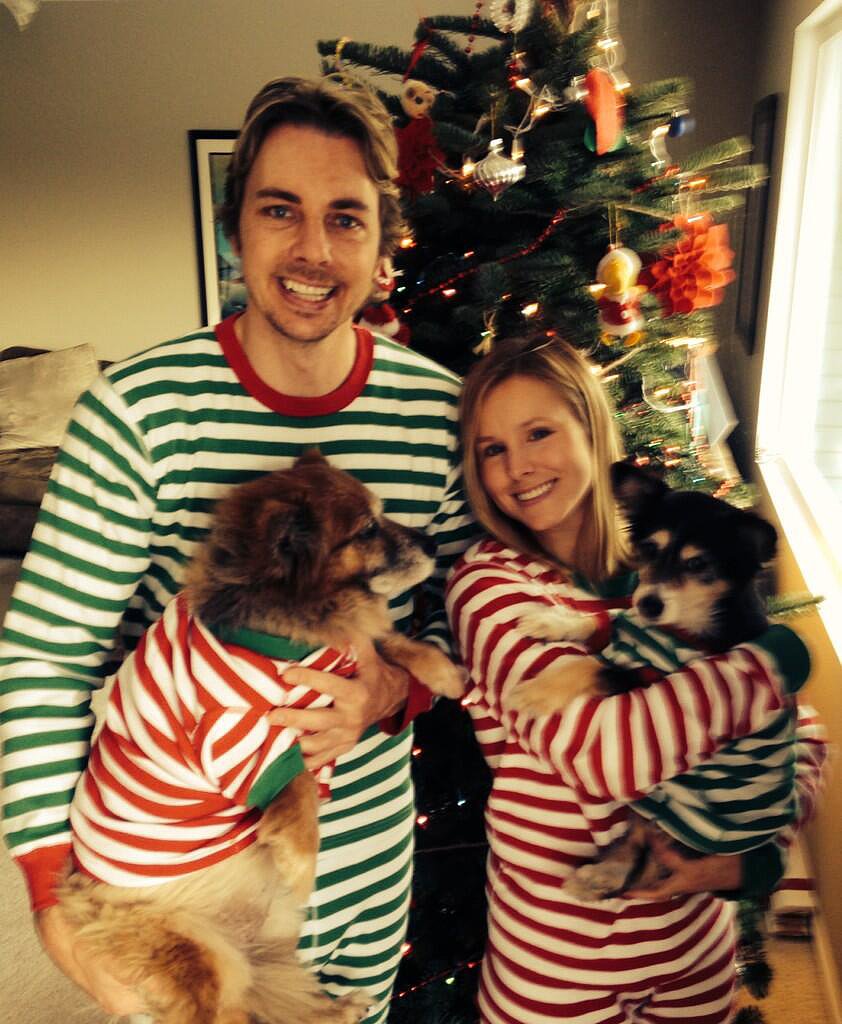 Dax Shepard and Kristen Bell (and their dogs) all wore matching onesies. Now that's dedication.
Source: Twitter user daxshepard1
Dax Shepard and Kristen Bell (and their dogs) all wore matching onesies. Now that's dedication.
Source: Twitter user daxshepard1