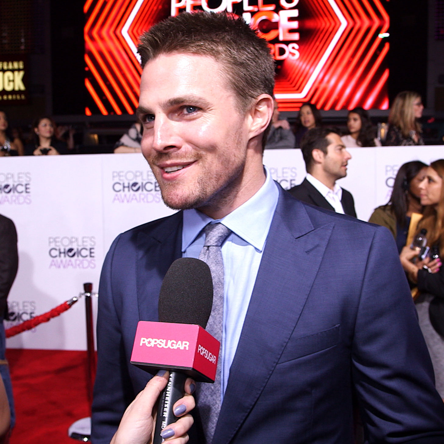 Stephen Amell Talks His First Christmas as a Dad — We Dare You Not to Melt
