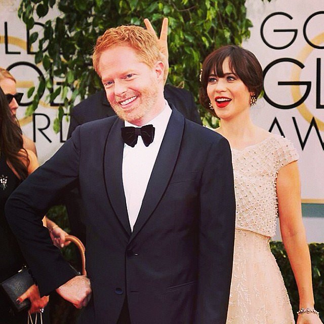 Zooey Deschanel gave Jesse Tyler Ferguson rabbit ears on the red carpet.
Source: Instagram user jessetyler
Zooey Deschanel gave Jesse Tyler Ferguson rabbit ears on the red carpet.
Source: Instagram user jessetyler
