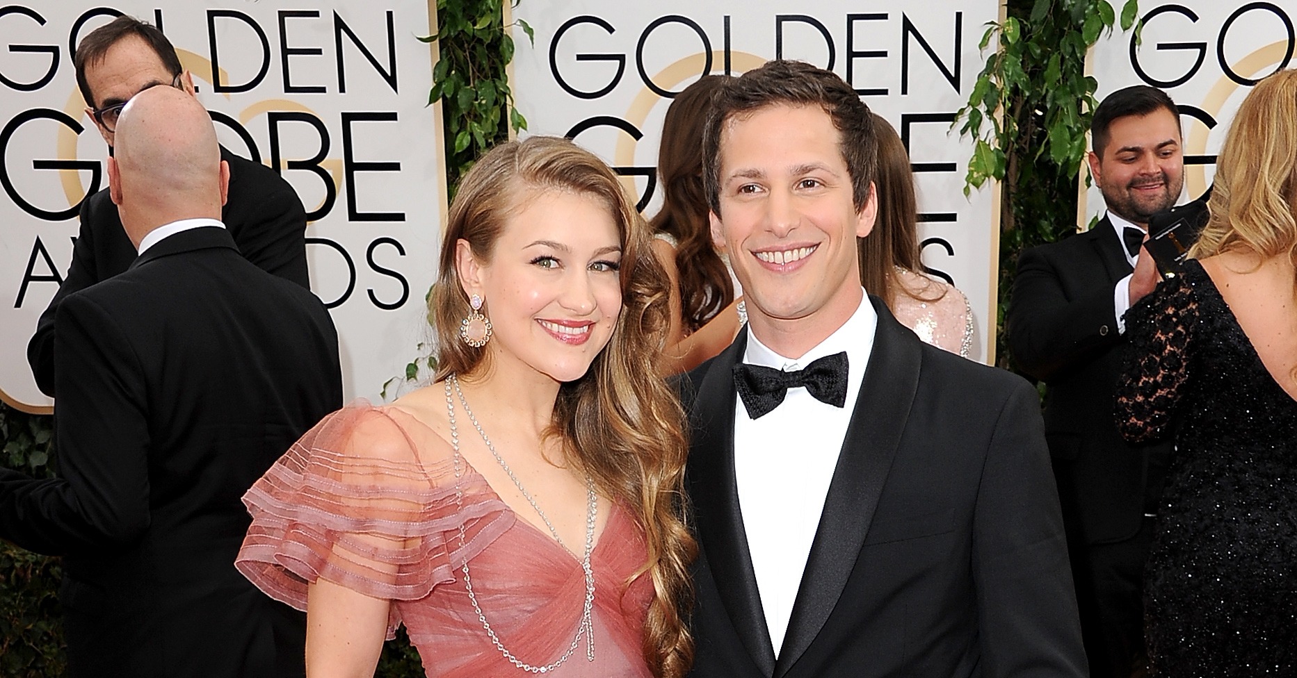 Andy Samberg And His Wife Joanna Newsom Arrived Together For The Famous Faces Flock To The