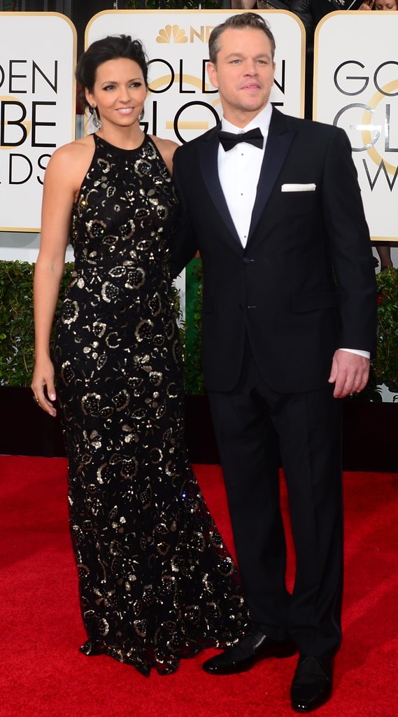 Matt and Luciana Damon looked stunning on the red carpet.
Matt and Luciana Damon looked stunning on the red carpet.