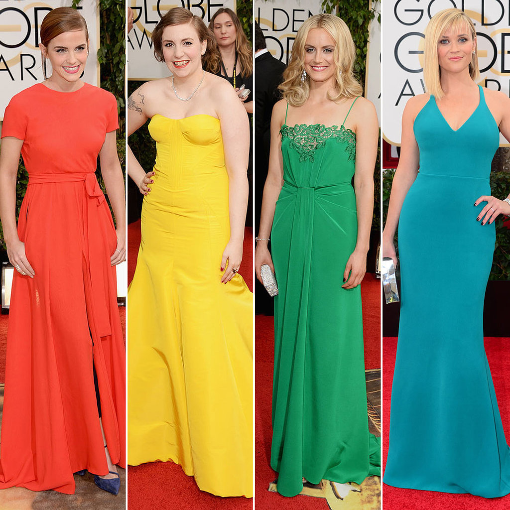 Golden Globes Red Carpet Color Trends 2014 Golden Globes Red Carpet Color Trends 2014