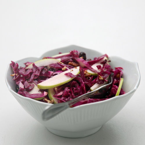 Red Cabbage, Cranberry, and Apple Slaw Red Cabbage, Cranberry, and Apple Slaw