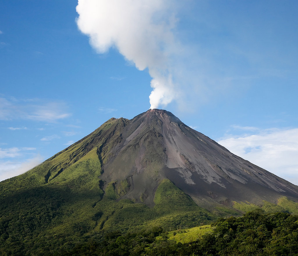 Helicopter Over a Volcano Helicopter Over a Volcano