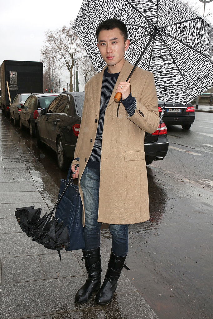 He knows — everyone needs a great camel coat.
He knows — everyone needs a great camel coat.