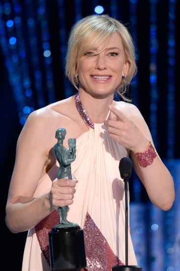 Cate Blanchett Keeps Up Her Award Reign at the SAGs Cate Blanchett Keeps Up Her Award Reign at the SAGs
