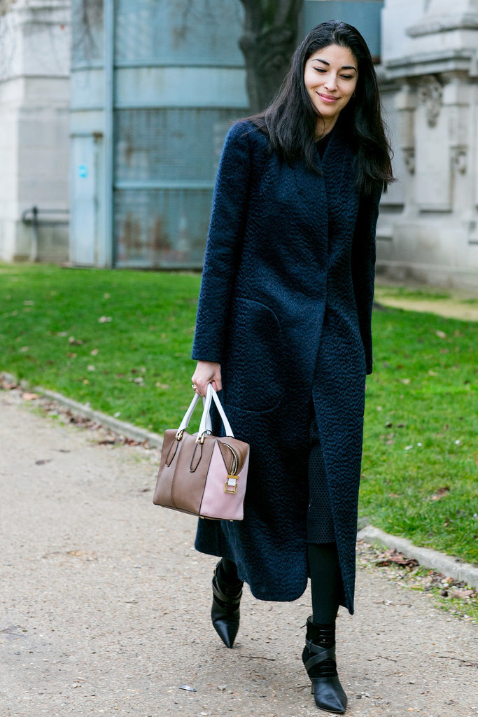 Caroline Issa carried her ladylike sensibility to an all-black outfit.
Caroline Issa carried her ladylike sensibility to an all-black outfit.