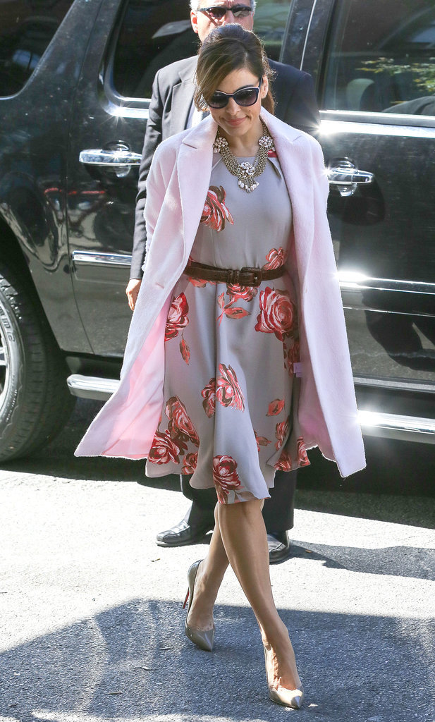 Donning one of her own blossoming creations from her New York & Co. collection, Eva Mendes looked picture-perfect in Fall 2013.
Where to Wear: A moonlight stroll — complete with gelato.
Donning one of her own blossoming creations from her New York & Co. collection, Eva Mendes looked picture-perfect in Fall 2013.
Where to Wear: A moonlight stroll — complete with gelato.