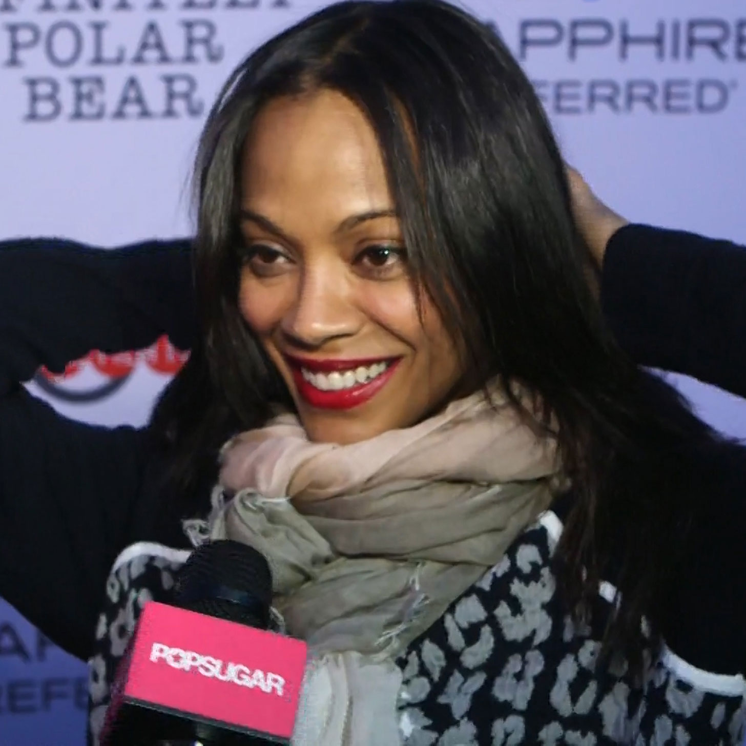 Zoe Saldana Gets "Tough" at Sundance