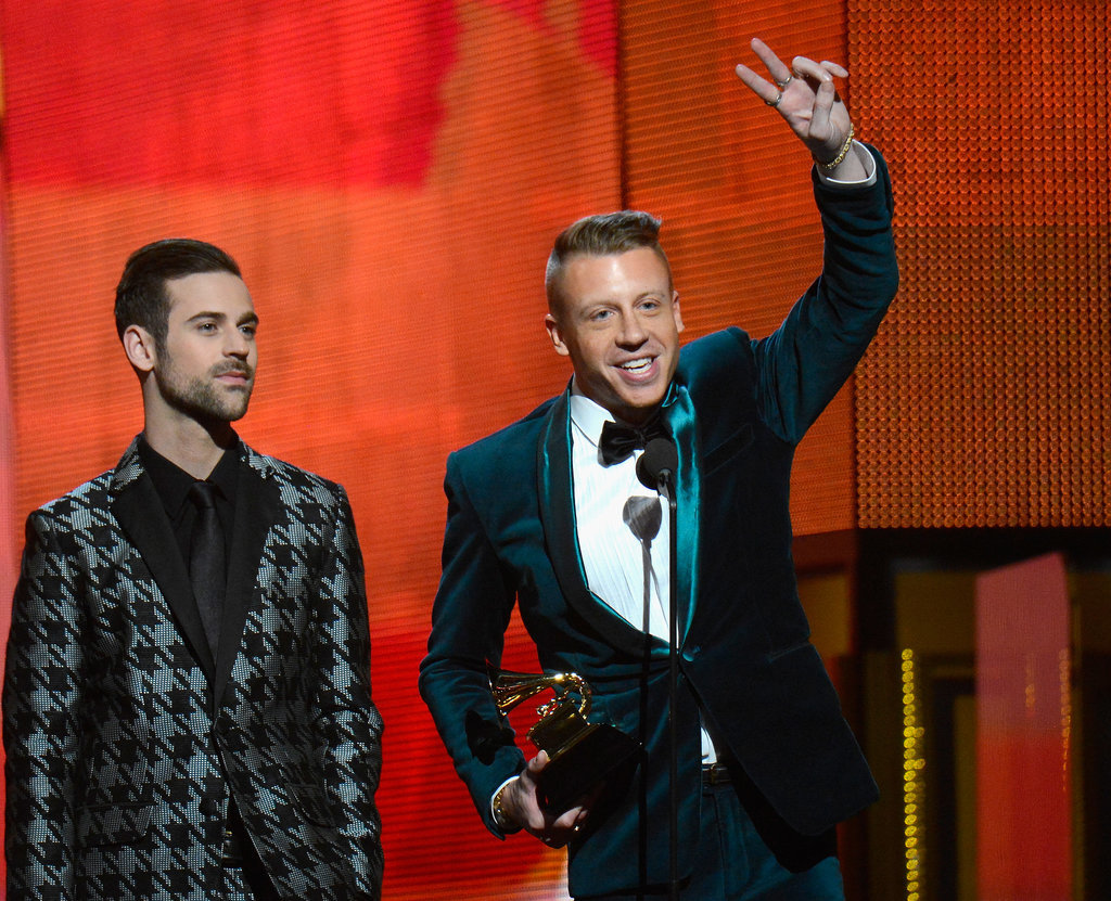 Macklemore & Ryan Lewis won best new artist at the Grammys.
Macklemore & Ryan Lewis won best new artist at the Grammys.