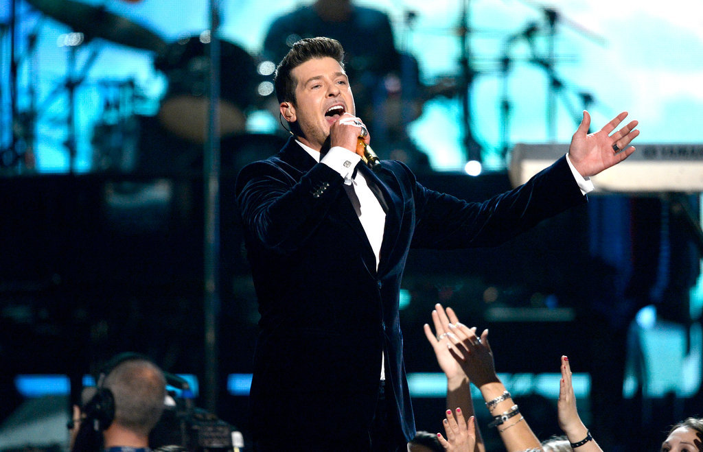 Robin Thicke performed.
Robin Thicke performed.