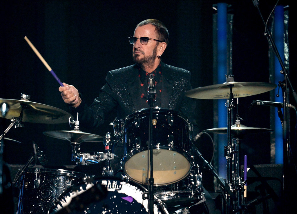 Ringo Starr played the drums for Paul McCartney.
Ringo Starr played the drums for Paul McCartney.