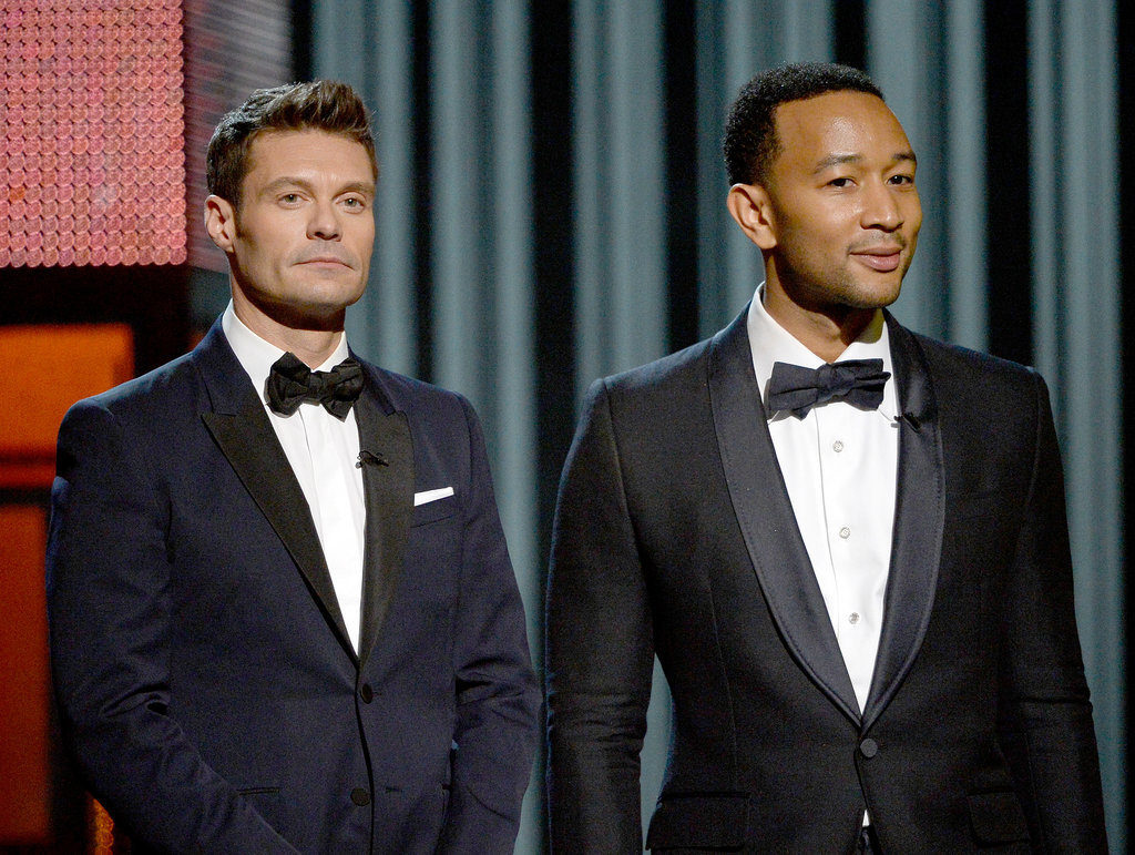 Ryan Seacrest and John Legend looked dapper.
Ryan Seacrest and John Legend looked dapper.