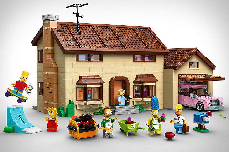 The Simpsons Lego House The Simpsons Lego House