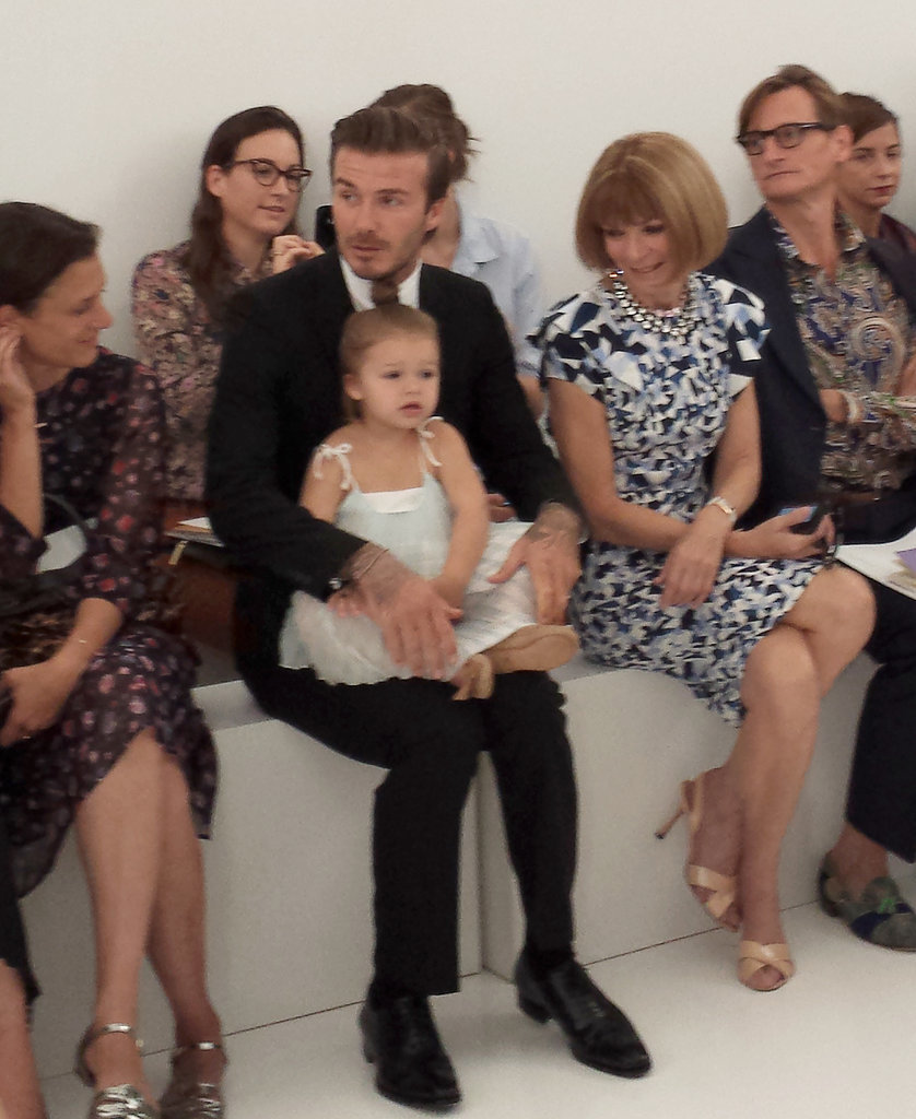 David Beckham and Harper Beckham David Beckham and Harper Beckham