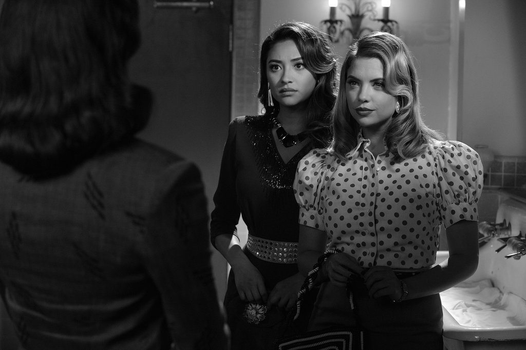 Emily and Hanna pair up to confront Spencer.
Source: ABC Family Emily and Hanna pair up to confront Spencer.
Source: ABC Family