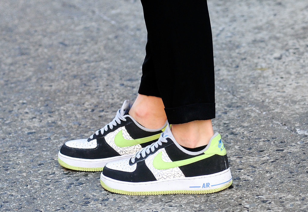 Sneakers with a high fashion tilt.
Sneakers with a high fashion tilt.