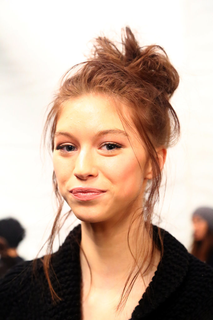 There's a New Twist on Buns at New York Fashion Week There's a New Twist on Buns at New York Fashion Week
