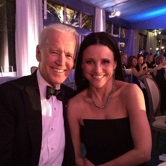 Julia Louis-Dreyfus Hangs With the Real Veep at the State Dinner Julia Louis-Dreyfus Hangs With the Real Veep at the State Dinner