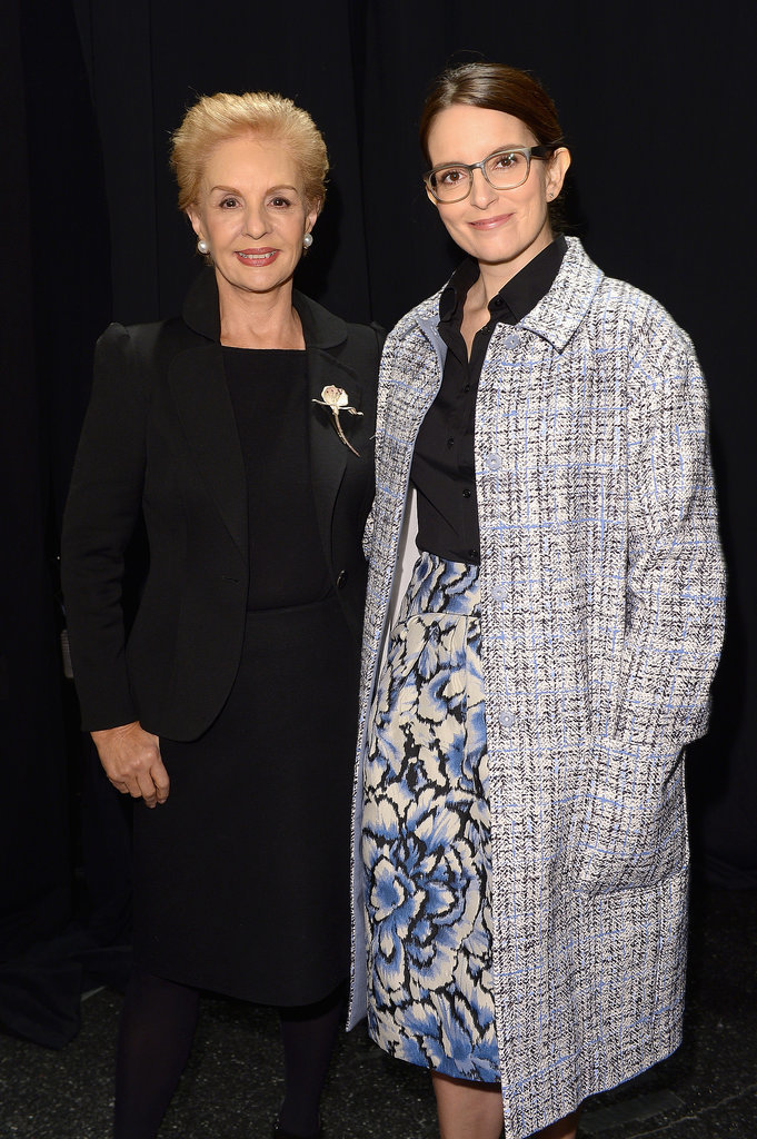 Carolina Herrera and Tina Fey Carolina Herrera and Tina Fey