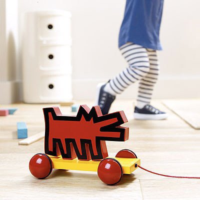 Keith Haring Wolf Pull Toy Keith Haring Wolf Pull Toy