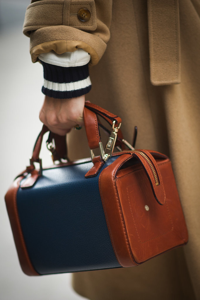 We're smitten with her classic carry-all.
We're smitten with her classic carry-all.